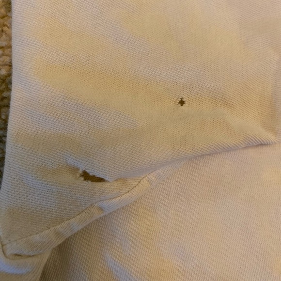 Kansas Jayhawks 1997 1,000 Points Club Hanes Size XL Color White-Flaws - Picture 6 of 8